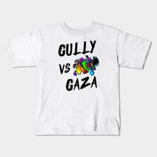 Gully vs Gaza - Rap Lovers Design, Music Fans Kids T-Shirt